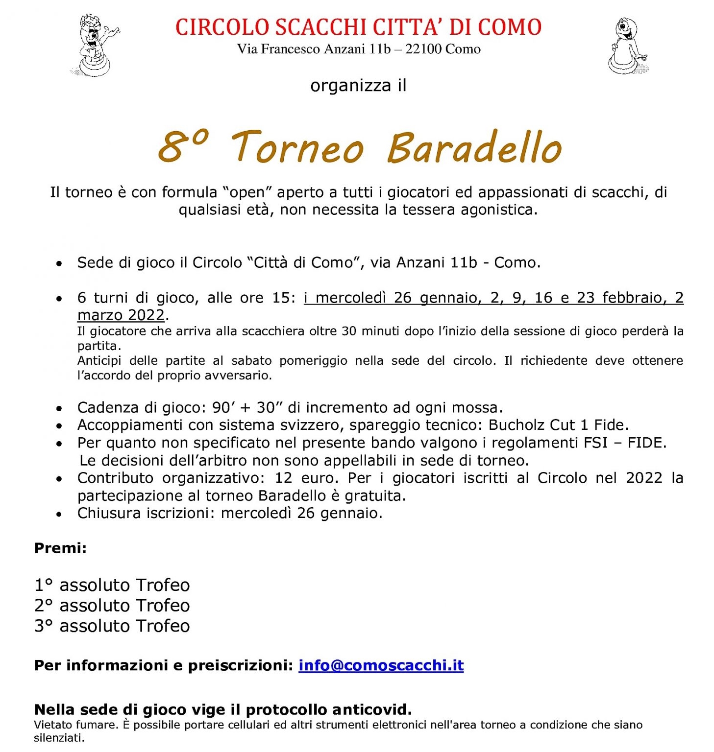 Bando del Torneo