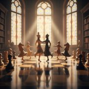 Dancing Chess Pieces